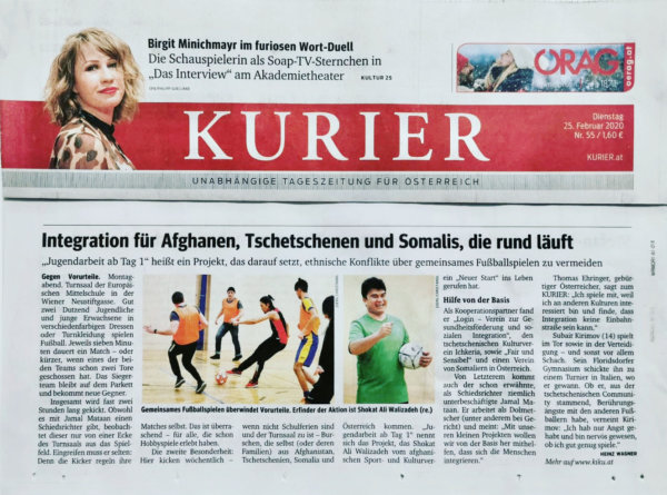 Kurierbericht: Integration von unten nach oben